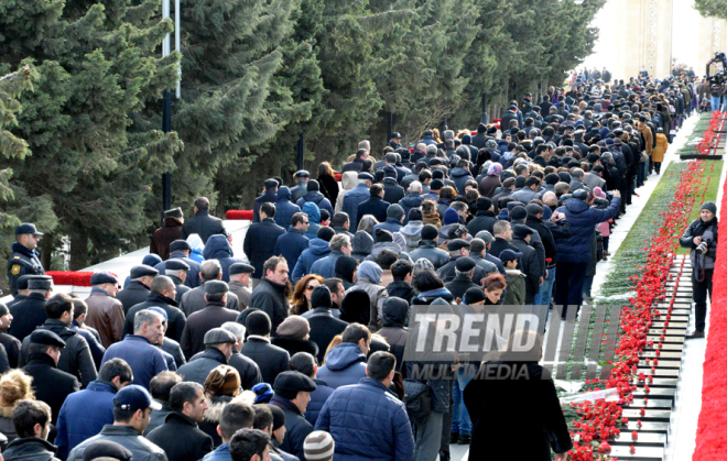 Azerbaijani public honors January 20 tragedy victims’ blessed memory.  Baku, 20 Jan. 2016